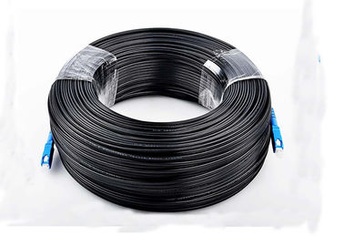 China SC SC Simplex G657A1 /G657A2 Fiber Optic Flexible Drop Cables PVC / LSZH Indoor Application supplier