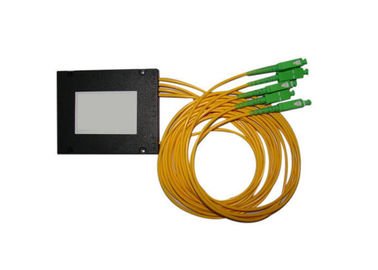 China Singlemode Abs Box Triple Window 1310 / 1490nm / 1550nm Fbt Splitter 1:99 With 2.0mm, 3.0mm Cable supplier