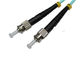 Plastic ST Connector Fiber Optic Cable with 3mm Boot , Ceramic Ferrule supplier